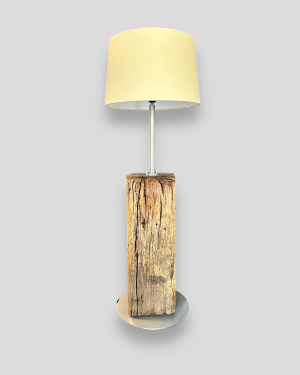 Stehlampe Unikat Eichenholz