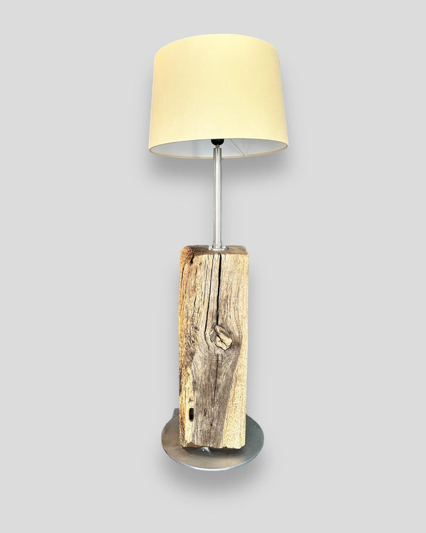 Stehlampe Unikat Eichenholz