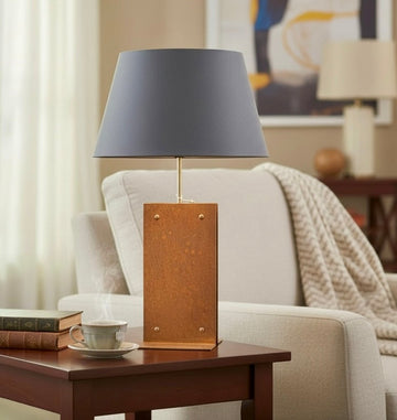 Modellreihe, Tischleuchte „metallum, Typ: Cortenstahl