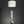 Stehlampe aus Edelstahl mit Lampenschirm in Silber Optik