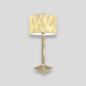 Stehlampe tischlampe edelstahl lampenschirm