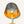 Stehlampe aus Altholz Eiche mit rundem Lampenschirm schwarz/gold