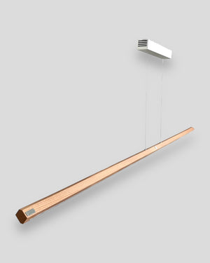 hängelampe pendelleuchte led dimmbar buche höhenverstellbar