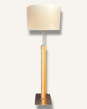 Stehlampe aus Altholz Eiche mit LED dimmbar