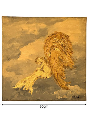 Gemälde engel acryl bild