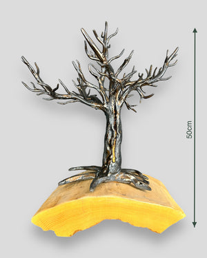 Baum Kunstwerk Eschenholz Leben
