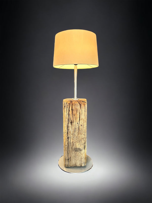 Stehlampe Unikat Eichenholz