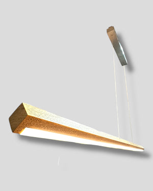 Hängelampe Pendellampe Holz Eiche Altholz LED dimmbar höhenverstellbar Holzlampe Massivholz
