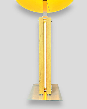 Stehlampe Eichenholz LED Lampenschirm