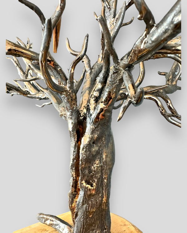 Baum Kunstwerk Eschenholz Leben