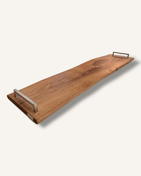 Apérobrett / Servierbrett aus Nussbaumholz