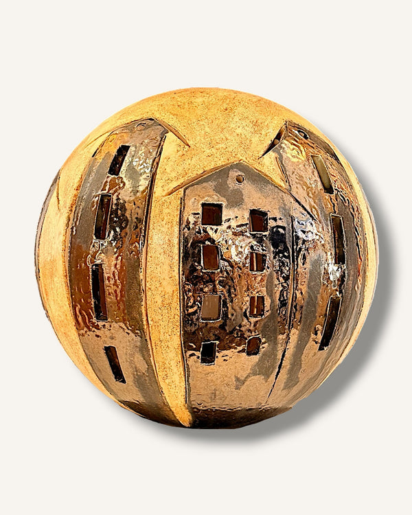 Kugel ton haus lampe