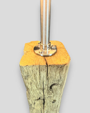Tischlampe Unikat Eichenbalken