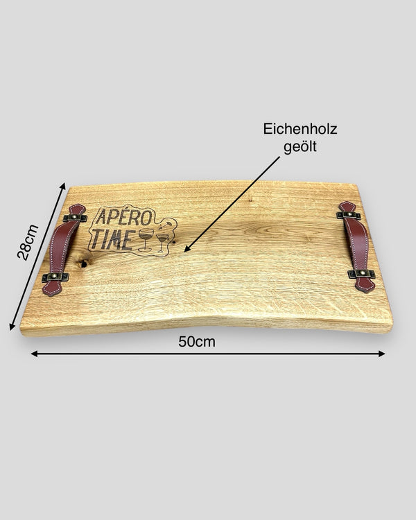 Apérobrett Servierbrett eichenholz Schneidebrett