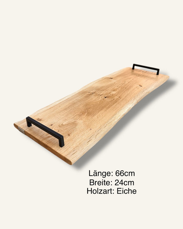 Apérobrett / Servierbrett aus Eichenholz