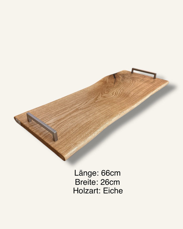 Apérobrett / Servierbrett aus Eichenholz