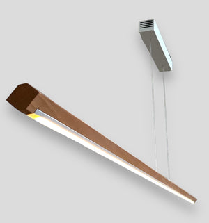hängelampe pendelleuchte led dimmbar buche höhenverstellbar