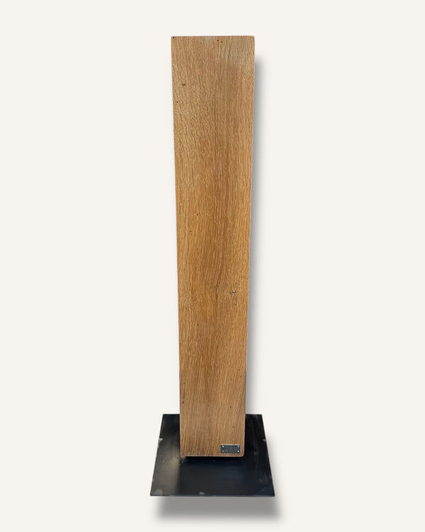 Tischleuchte Altholz Eichenbalken, LED dimmbar