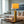 Handgefertigte Stehlampe aus alter Eiche mit integriertem LED-Licht