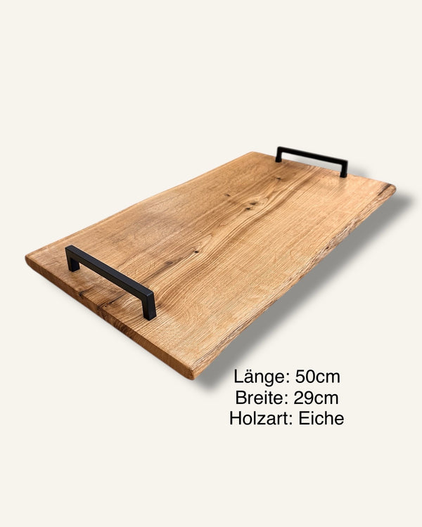Apérobrett / Servierbrett aus Eichenholz