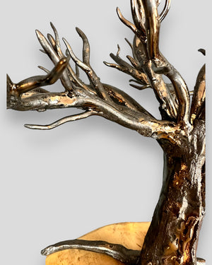 Baum Kunstwerk Eschenholz Leben