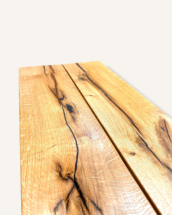 sitzbank eichenholz lowboard led dimmbar 