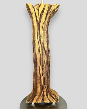 Gravur Baum Baumstamm Tischlampe Lampenschirm