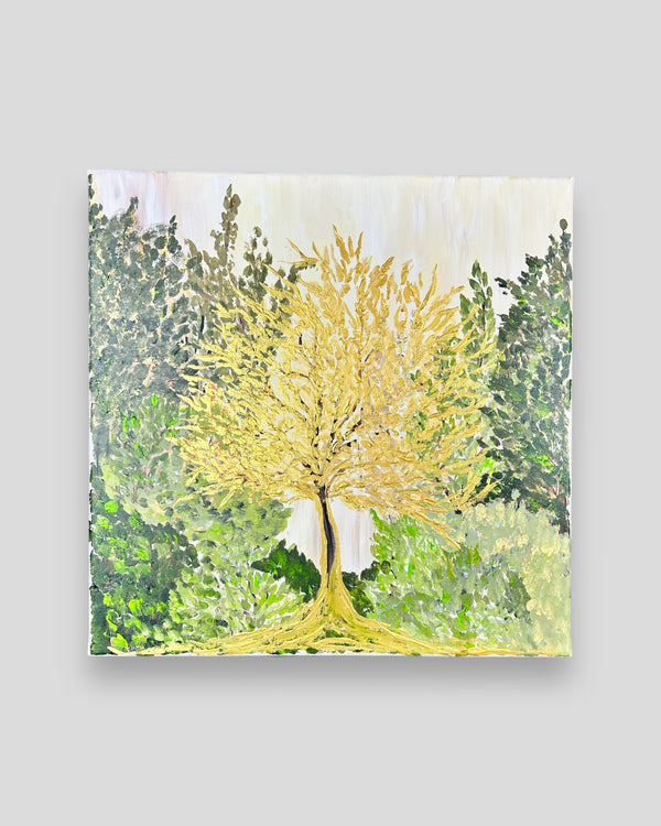 Baum Gemälde Kunst Leinwand