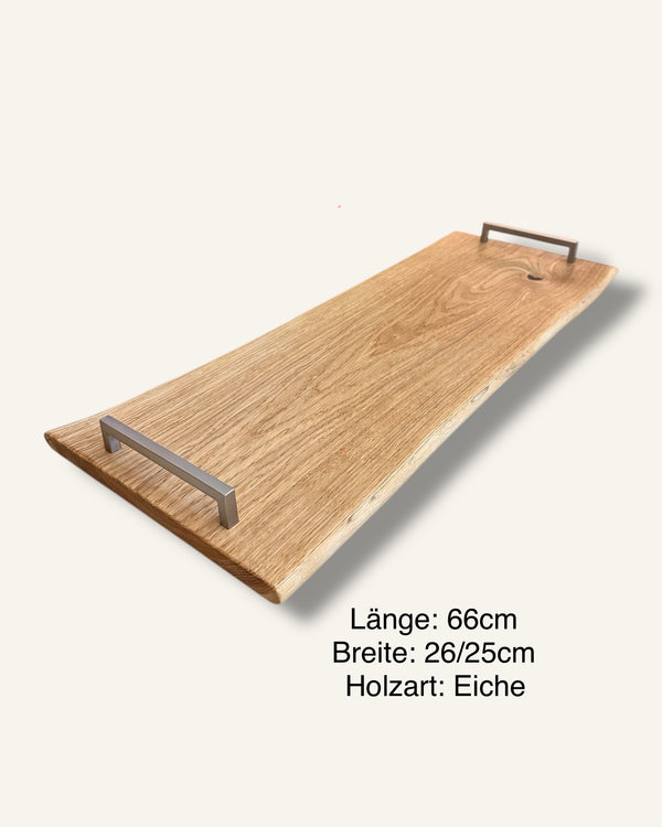 Apérobrett / Servierbrett aus Eichenholz
