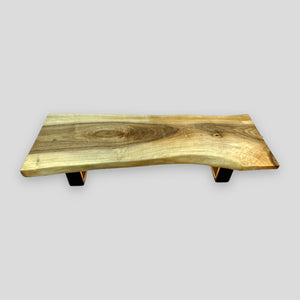 Sitzbank lowboard led nussbaum
