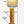 Design-Tischlampe aus Altholz mit zeitlosem grauem Lampenschirm