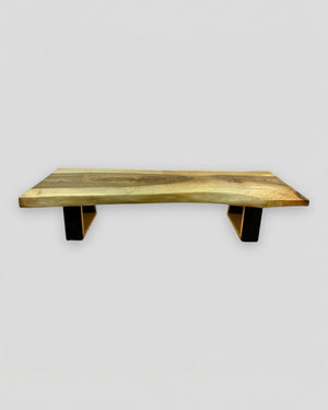 Sitzbank lowboard led nussbaum