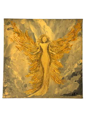 Gemälde acryl engel