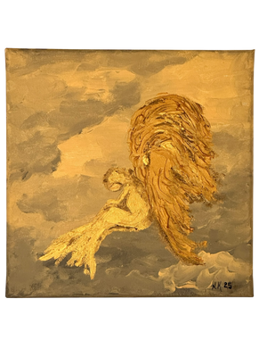 Gemälde engel acryl bild