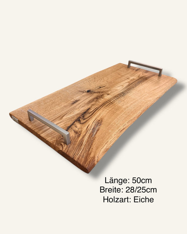 Apérobrett / Servierbrett aus Eichenholz