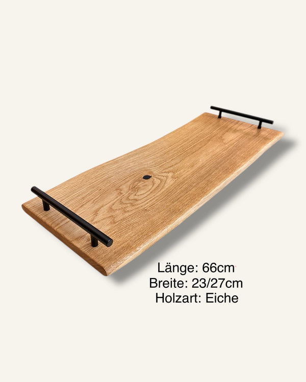 Apérobrett / Servierbrett aus Eichenholz
