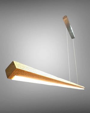 Hängelampe Pendellampe Holz Eiche Altholz LED dimmbar höhenverstellbar Holzlampe Massivholz