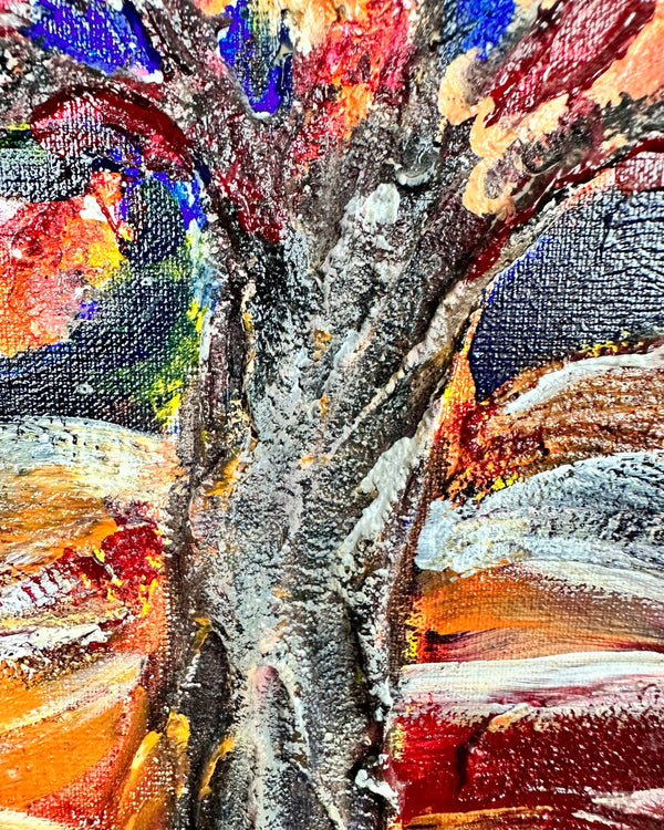 Baum Gemälde Kunst Leinwand