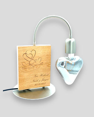Geschenk Hochzeit Gravur Lampe
