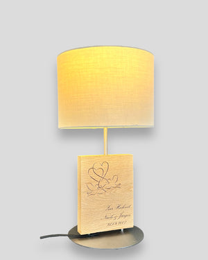 Geschenk Hochzeit Gravur Lampe