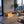 Exklusive Designer-Sitzbank aus Nussbaum mit Ambientelicht für moderne Wohnräume